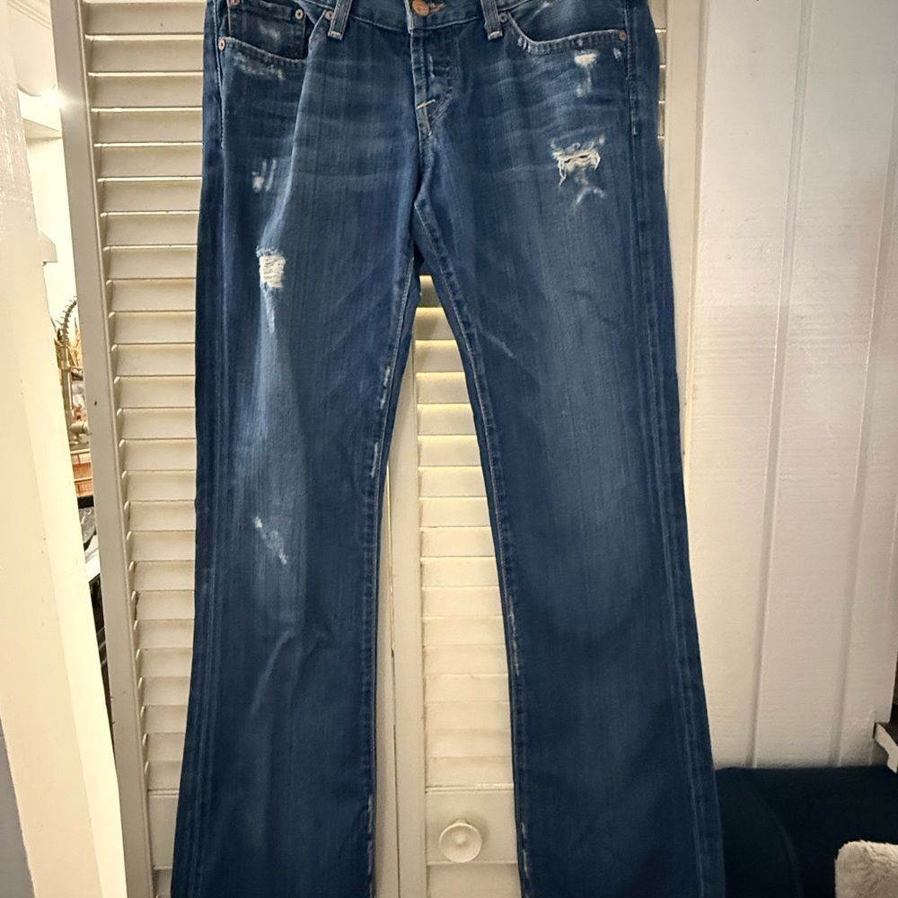 Lucky Brand Women's Straight Leg Blue Jeans